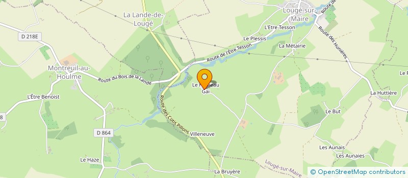 localisation de l'entreprise MONSIEUR JEAN GALLOT à ECOUCHE-LES-VALLEES