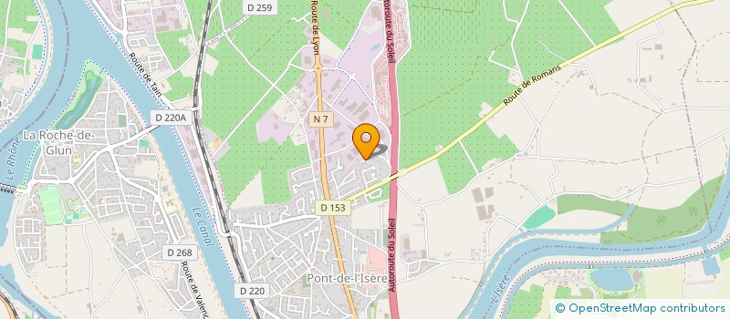 localisation de l'entreprise MONSIEUR JEAN GALTIER  PONT-DE-L'ISERE