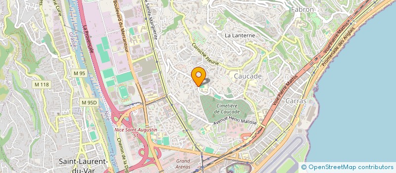 localisation de l'entreprise MONSIEUR JEAN GALVEZ à NICE