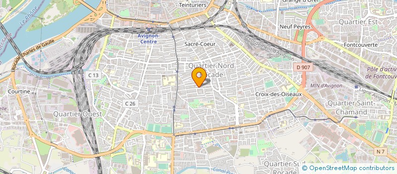 localisation de l'entreprise MONSIEUR JEAN GALY  AVIGNON