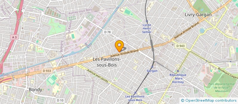 localisation de l'entreprise MONSIEUR JEAN GAMALAN  LES PAVILLONS-SOUS-BOIS