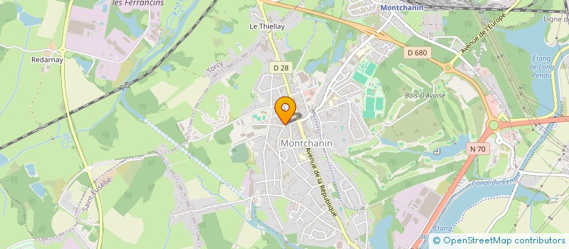 localisation de l'entreprise MONSIEUR JEAN GAMBERAI  MONTCHANIN