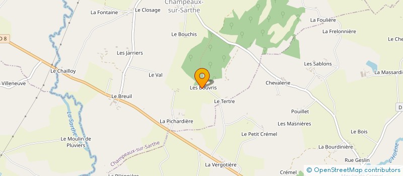 localisation de l'entreprise MONSIEUR JEAN GAMBU à CHAMPEAUX-SUR-SARTHE