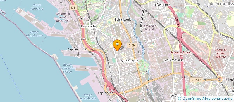 localisation de l'entreprise MONSIEUR JEAN GAMEZ à MARSEILLE