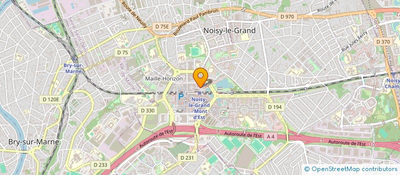 localisation de l'entreprise MONSIEUR JEAN GANDOIS  NOISY-LE-GRAND