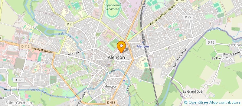 localisation de l'entreprise MONSIEUR JEAN GANDON à ALENCON