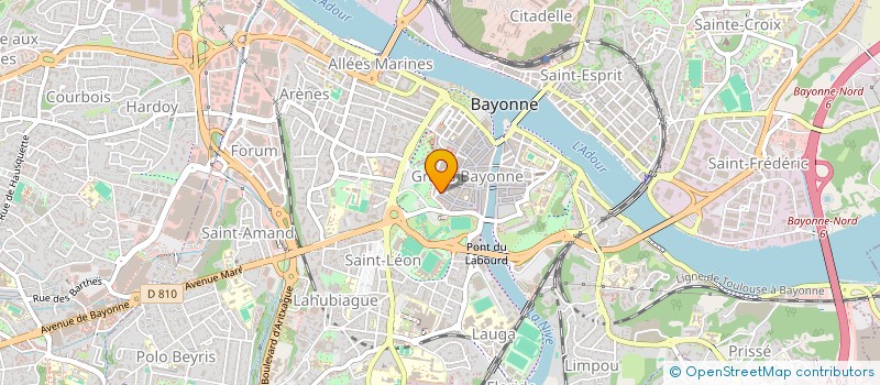 localisation de l'entreprise MONSIEUR JEAN GANTE à BAYONNE