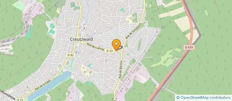 localisation de l'entreprise MONSIEUR JEAN GANTZER  CREUTZWALD