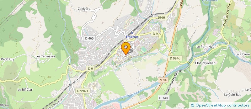 localisation de l'entreprise MONSIEUR JEAN GANZHORN à EMBRUN