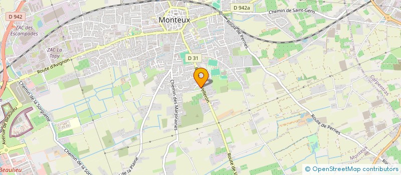 localisation de l'entreprise MONSIEUR JEAN GARAGNOLI à MONTEUX