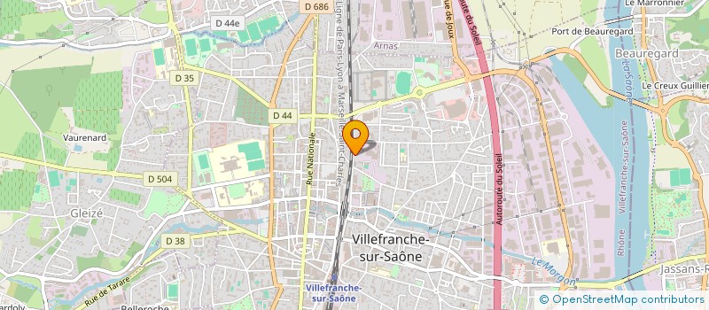 localisation de l'entreprise MONSIEUR JEAN GARAMPON à VILLEFRANCHE-SUR-SAONE