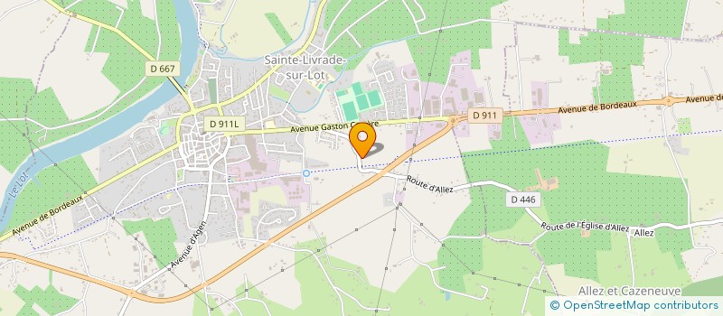 localisation de l'entreprise MONSIEUR JEAN GARAUDET à SAINTE LIVRADE SUR LOT