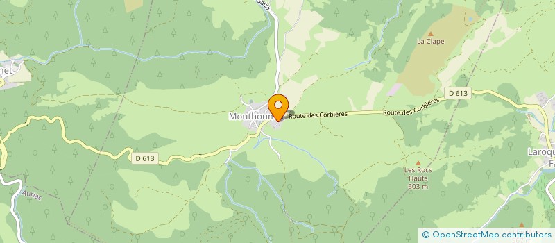localisation de l'entreprise MONSIEUR JEAN GARCES à MOUTHOUMET