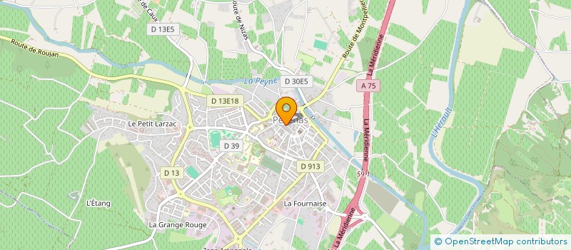 localisation de l'entreprise MONSIEUR JEAN GARCIA à PEZENAS