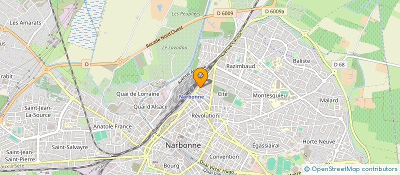 localisation de l'entreprise MONSIEUR JEAN GARCIA à NARBONNE