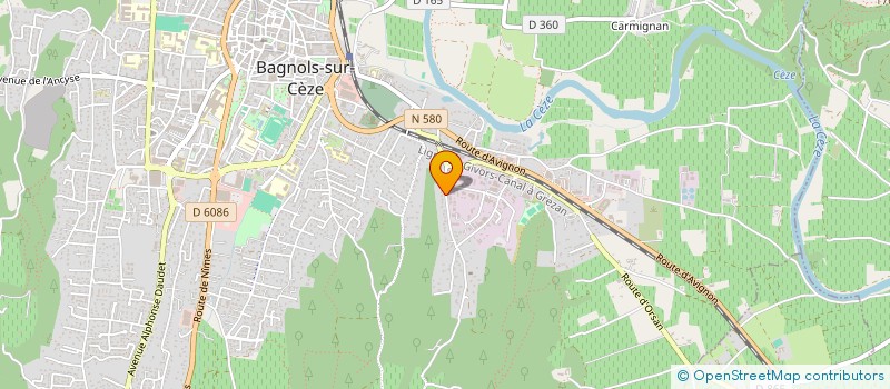 localisation de l'entreprise MONSIEUR JEAN GARCIA à BAGNOLS-SUR-CEZE