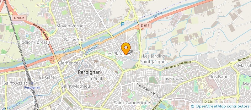 localisation de l'entreprise MONSIEUR JEAN GARCIA  PERPIGNAN