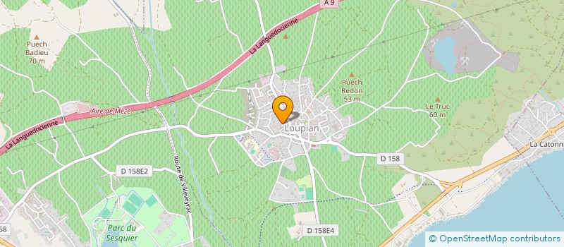 localisation de l'entreprise MONSIEUR JEAN GARCIA  LOUPIAN