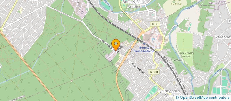 localisation de l'entreprise MONSIEUR JEAN GARCIA  QUINCY-SOUS-SENART