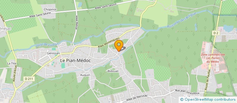 localisation de l'entreprise MONSIEUR JEAN GARDAREIN  LE PIAN-MEDOC