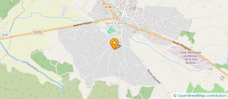 localisation de l'entreprise MONSIEUR JEAN GARDELLE  SAINT-CANNAT