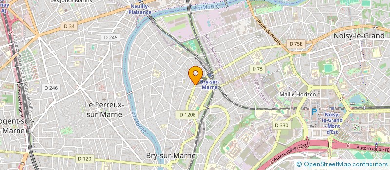 localisation de l'entreprise MONSIEUR JEAN GARDES  BRY SUR MARNE