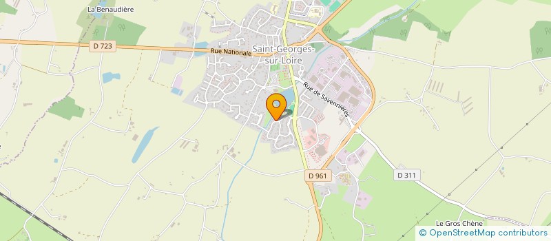 localisation de l'entreprise MONSIEUR JEAN GAREAU  SAINT-GEORGES-SUR-LOIRE