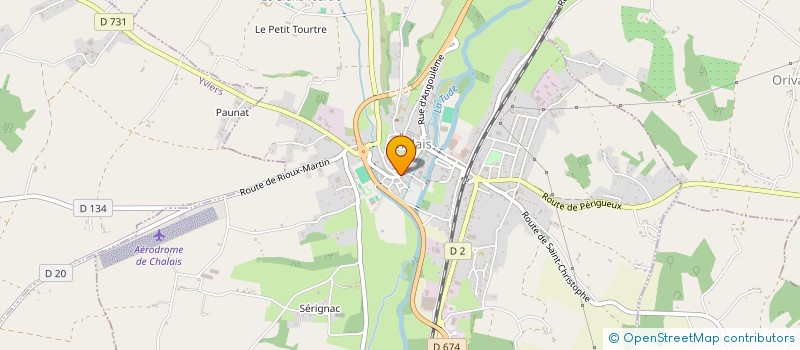 localisation de l'entreprise MONSIEUR JEAN GARGOT à CHALAIS