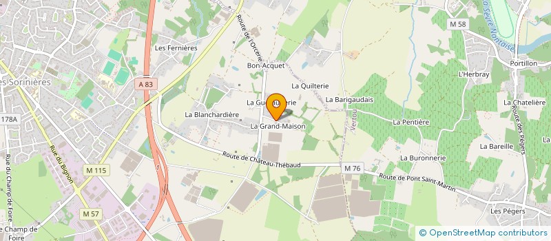 localisation de l'entreprise MONSIEUR JEAN GARNIER à SORINIERES (LES)