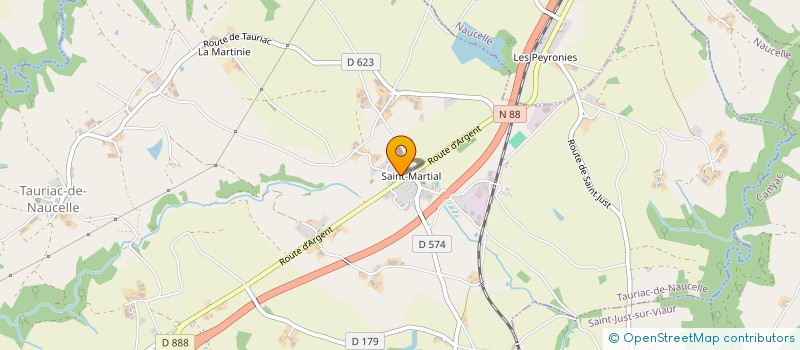 localisation de l'entreprise MONSIEUR JEAN GARNIER  TAURIAC-DE-NAUCELLE