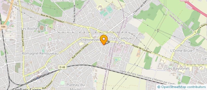 localisation de l'entreprise MONSIEUR JEAN GARNIER  CONFLANS-SAINTE-HONORINE