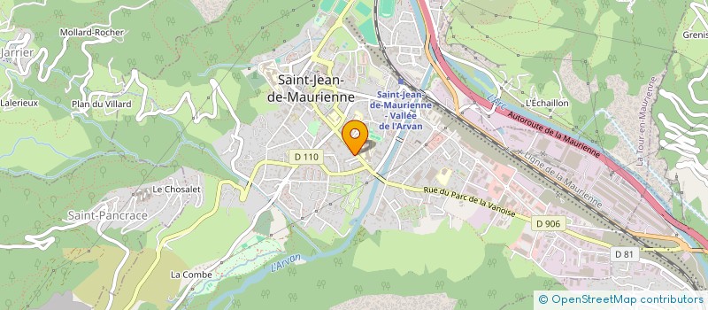 localisation de l'entreprise MONSIEUR JEAN GARNIER  SAINT-JEAN-DE-MAURIENNE