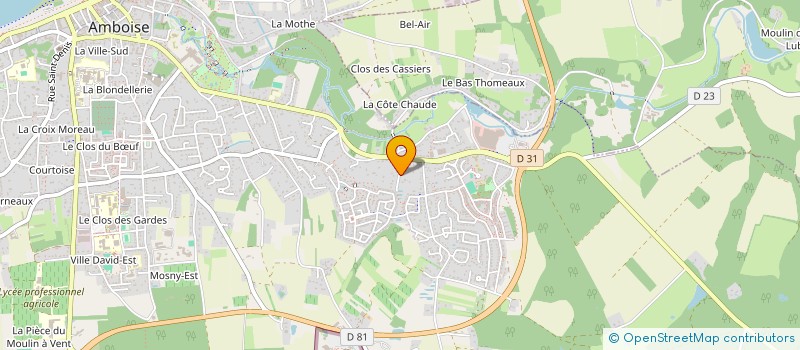 localisation de l'entreprise MONSIEUR JEAN GARNIER  AMBOISE