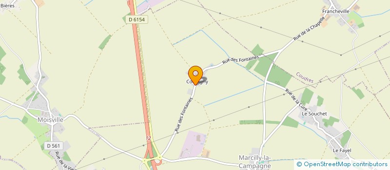 localisation de l'entreprise MONSIEUR JEAN GARNIER  MARCILLY-LA-CAMPAGNE