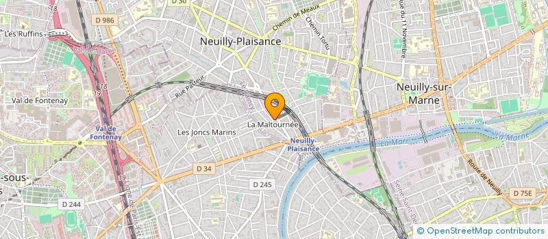 localisation de l'entreprise MONSIEUR JEAN-GARNIER BASILE  NEUILLY-PLAISANCE