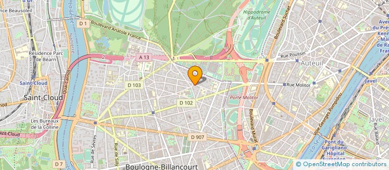 localisation de l'entreprise MONSIEUR JEAN GARRAUX à BOULOGNE-BILLANCOURT