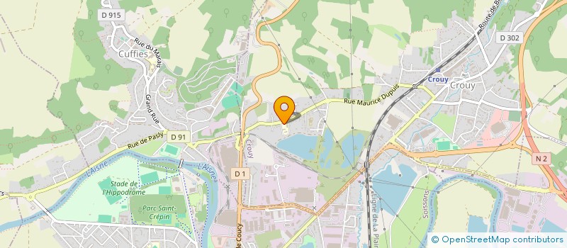 localisation de l'entreprise MONSIEUR JEAN GARREAU  CROUY