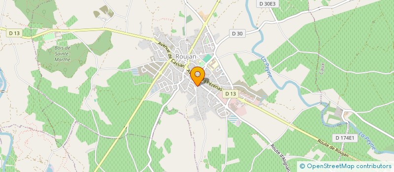 localisation de l'entreprise MONSIEUR JEAN GARRIDO  ROUJAN