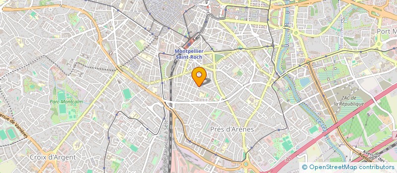 localisation de l'entreprise MONSIEUR JEAN GARRIGA  MONTPELLIER