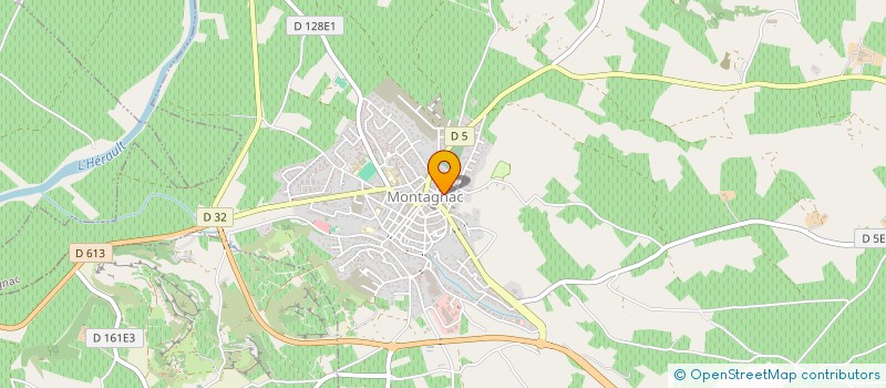 localisation de l'entreprise MONSIEUR JEAN GARRIGUES  MONTAGNAC