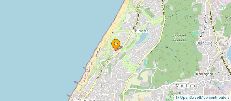 localisation de l'entreprise MONSIEUR JEAN GARRIVET à ANGLET