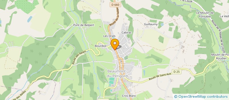 localisation de l'entreprise MONSIEUR JEAN GASCOU à BEAUMONTOIS EN PERIGORD