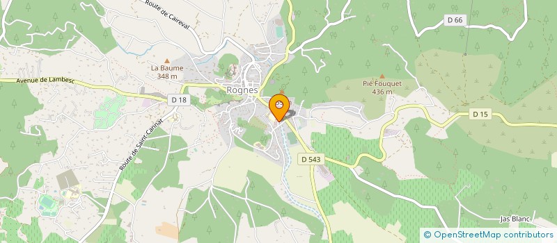 localisation de l'entreprise MONSIEUR JEAN GASPERINI  ROGNES