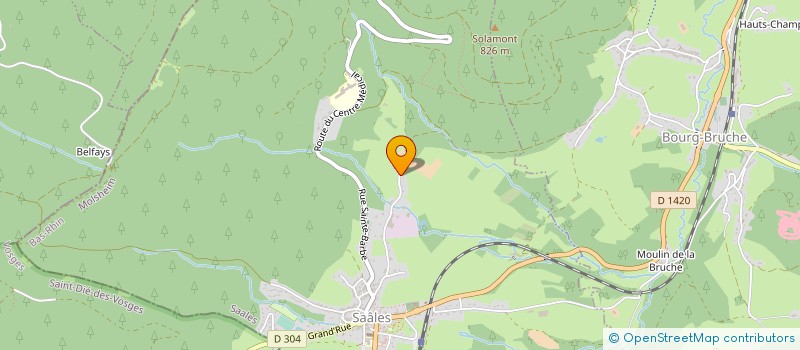 localisation de l'entreprise MONSIEUR JEAN GASS  SAALES