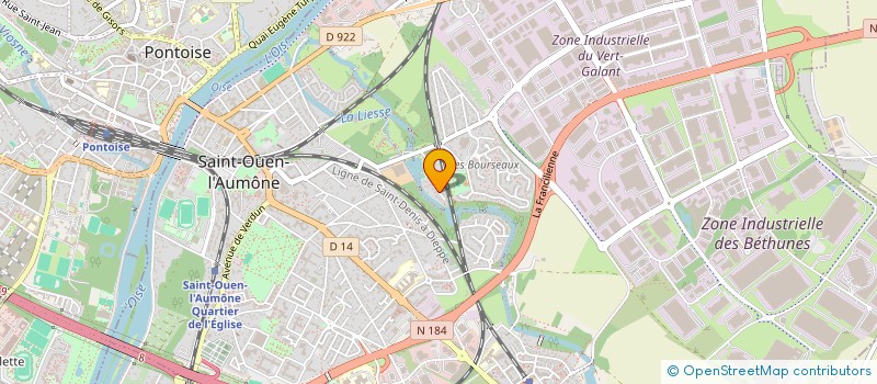 localisation de l'entreprise MONSIEUR JEAN GAT  SAINT-OUEN-L'AUMONE