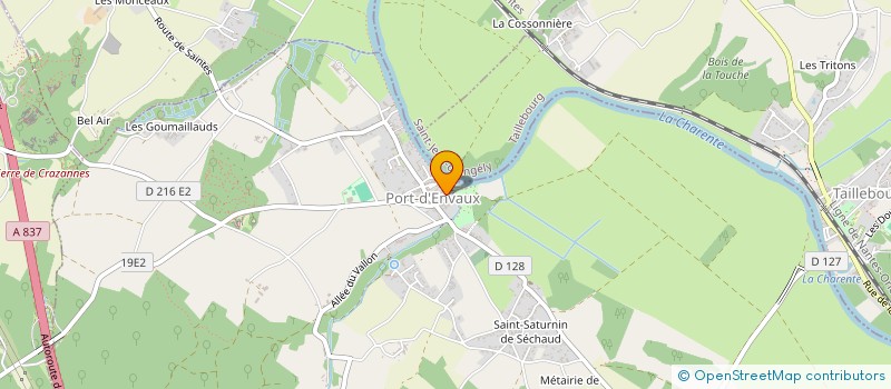 localisation de l'entreprise MONSIEUR JEAN GATINEAU à PORT-D'ENVAUX