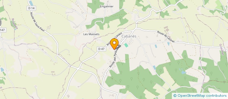 localisation de l'entreprise MONSIEUR JEAN GAU  FIAC