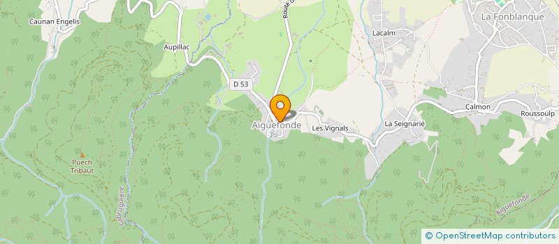 localisation de l'entreprise MONSIEUR JEAN GAU à AIGUEFONDE