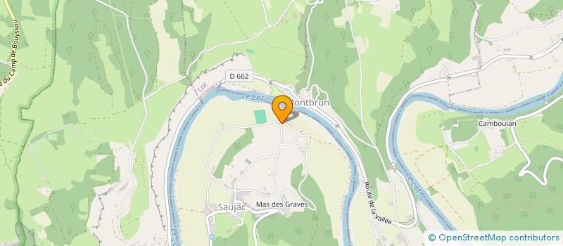 localisation de l'entreprise MONSIEUR JEAN GAUBERT  SAUJAC