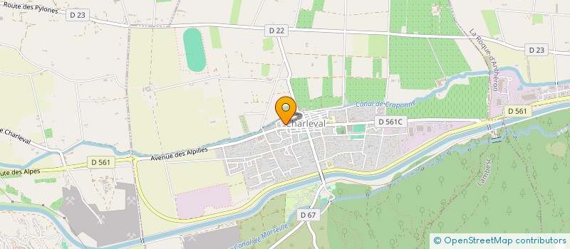 localisation de l'entreprise MONSIEUR JEAN GAUCI  CHARLEVAL